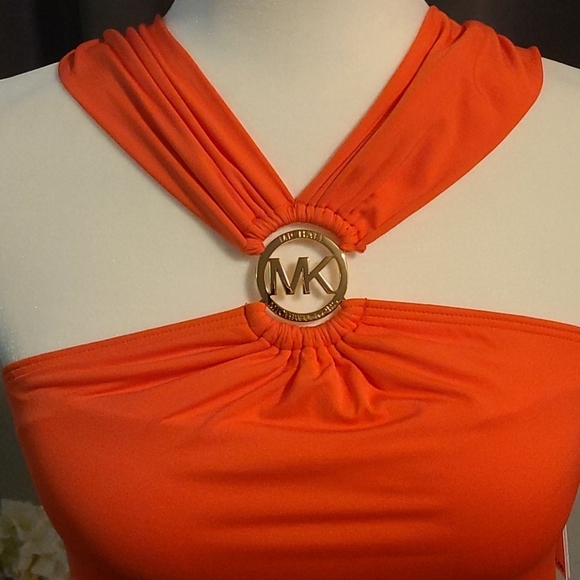 Michael Kors NWT Orange Dress - Ladies Small - Picture 3 of 11